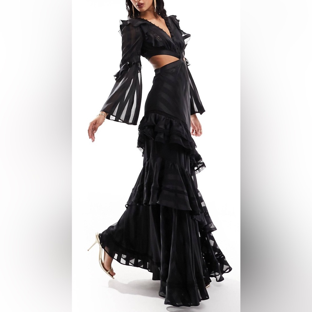 COPY - Black cut out gown